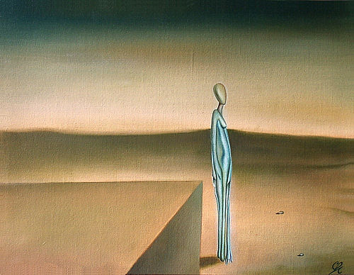 La Solitude, oil on canvas, 29 x 37 cm